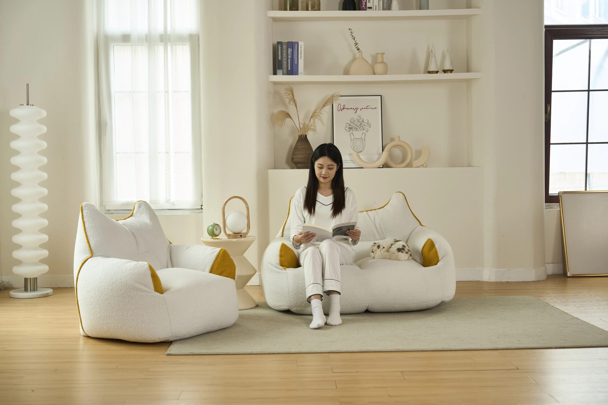 Plushify Cat Ear Lazy Sofa - Image 7