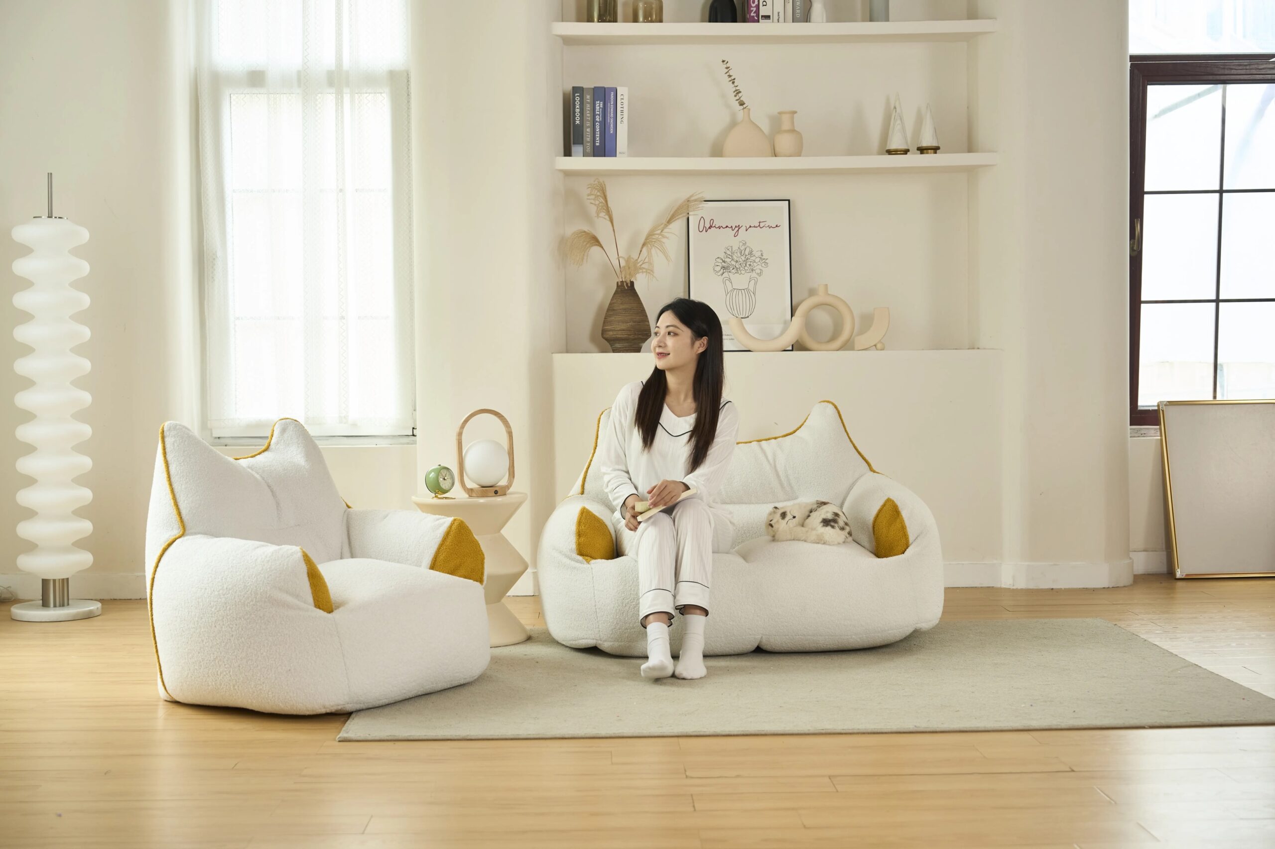 Plushify Cat Ear Lazy Sofa - Image 6